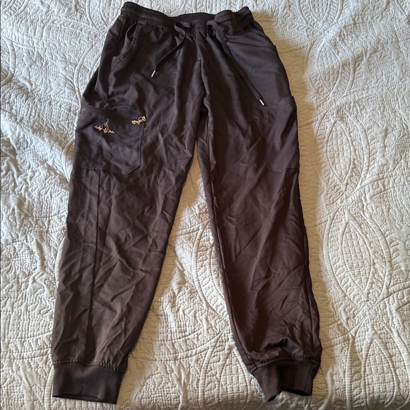 Vintage Y2K Baby Phat Black Joggers with Silver Accents Size Medium - Picture 1 of 8